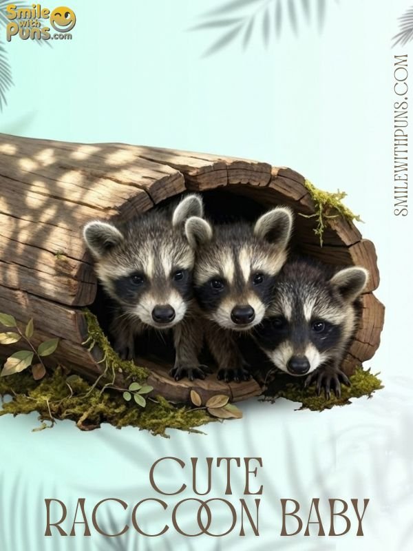 Cute Raccoon Baby