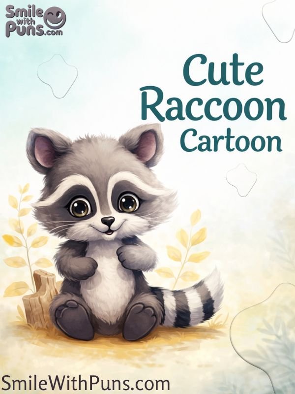Cute Raccoon Cartoon