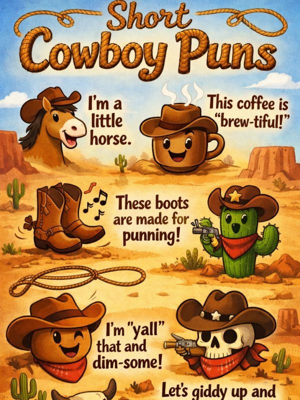 Short Cowboy Puns