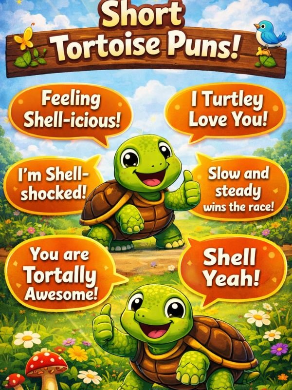 Short Tortoise Puns