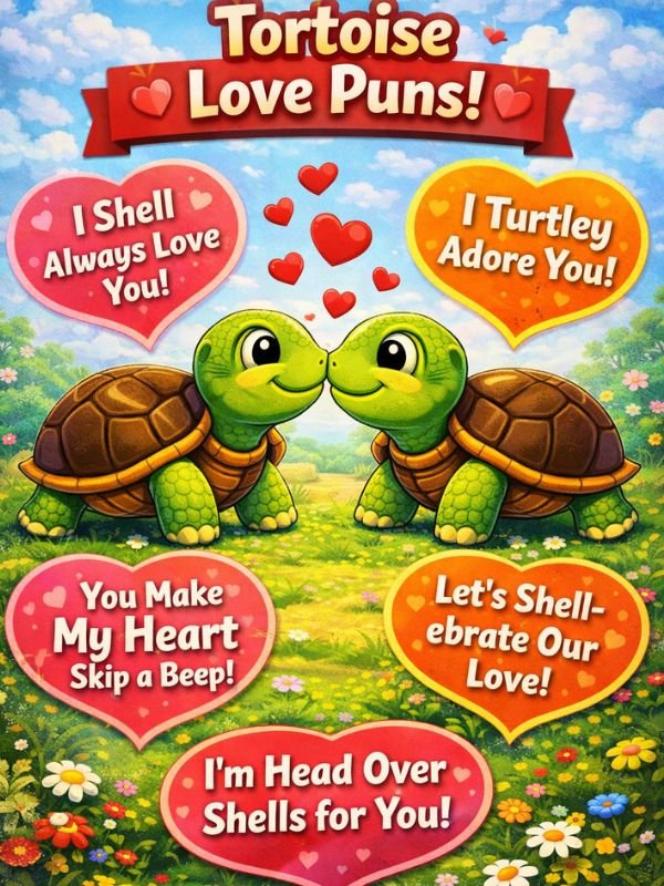 Tortoise Love Puns