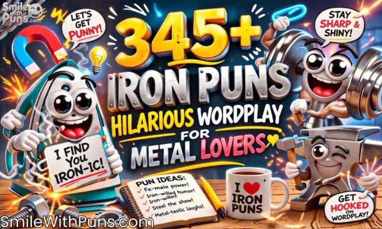 345+ Iron Puns Hilarious Wordplay for Metal Lovers
