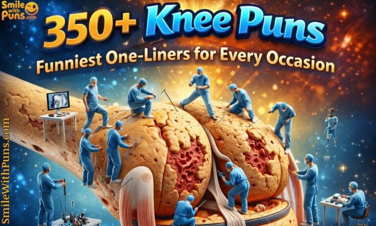 350+ Knee Puns Funniest One-Liners for Every Occasion
