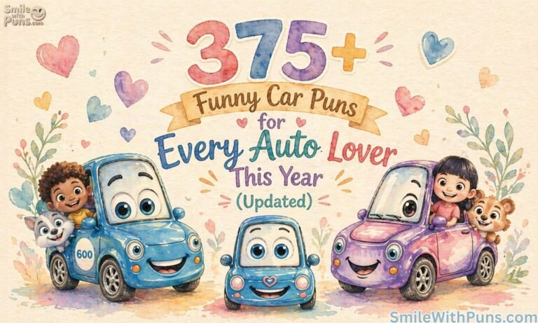 375+ Funny Car Puns for Every Auto Lover This Year Updated