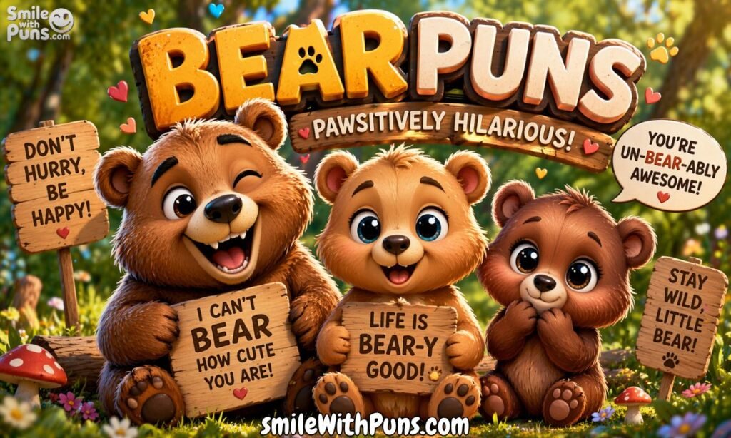 Bear Puns Cute