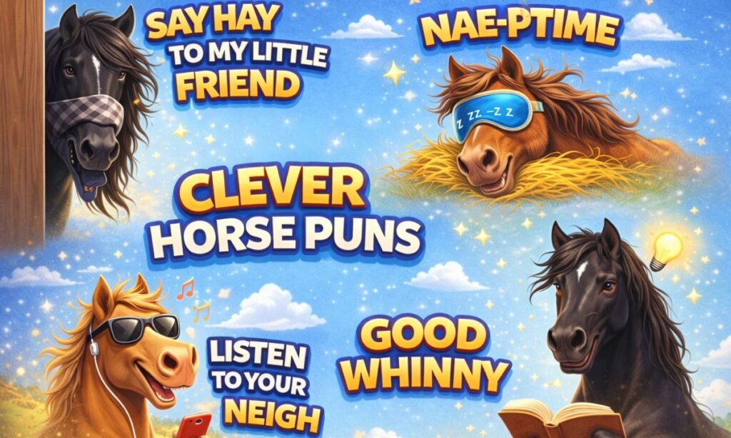 Clever horse puns