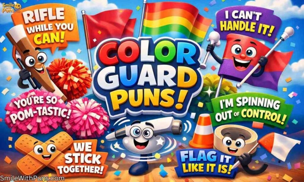 Color guard puns