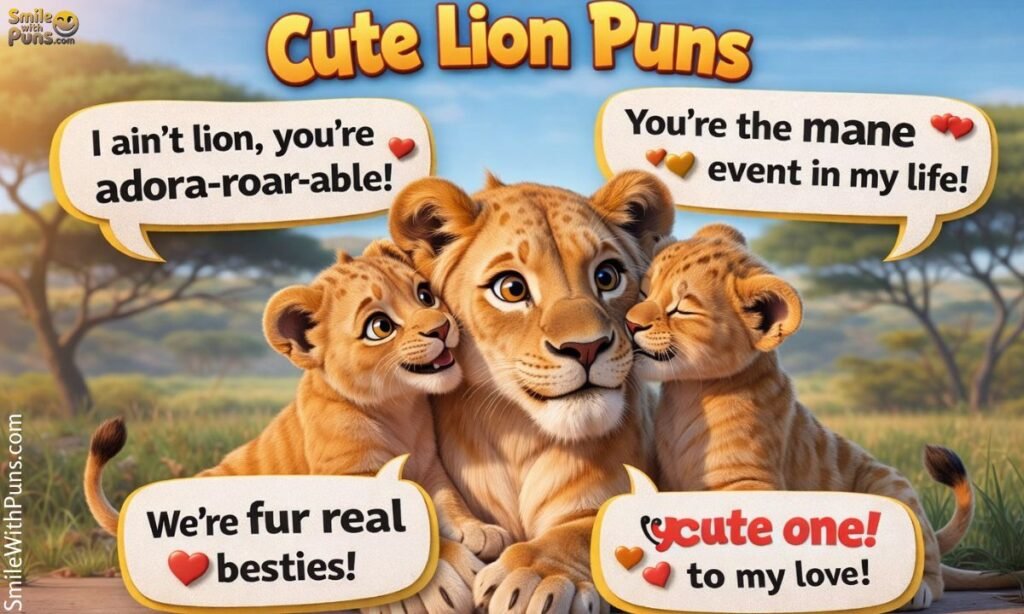 Cute Lion Puns
