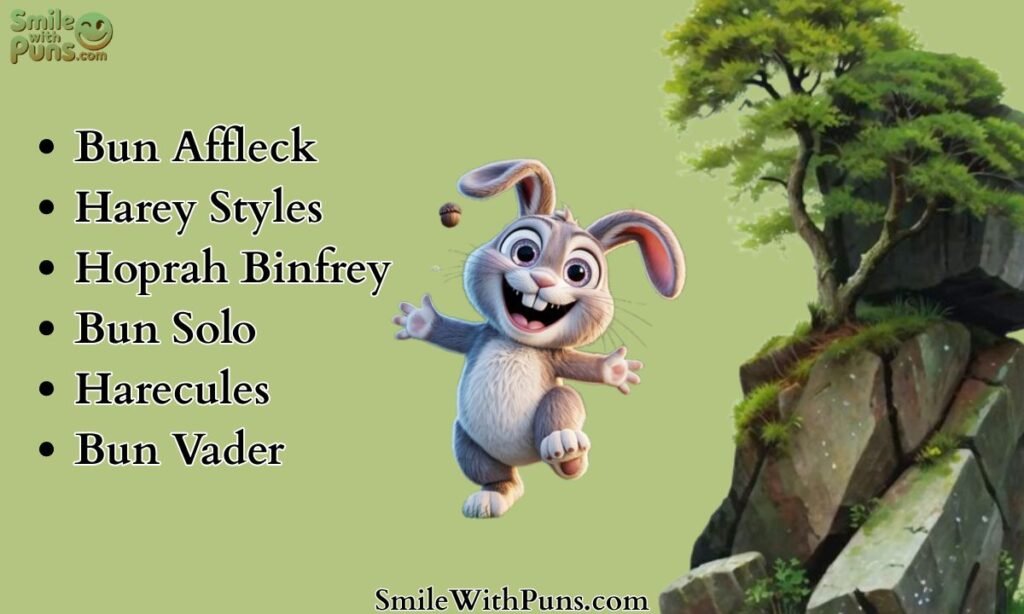 Funny rabbit names puns