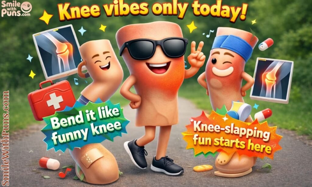 Knee puns for Instagram