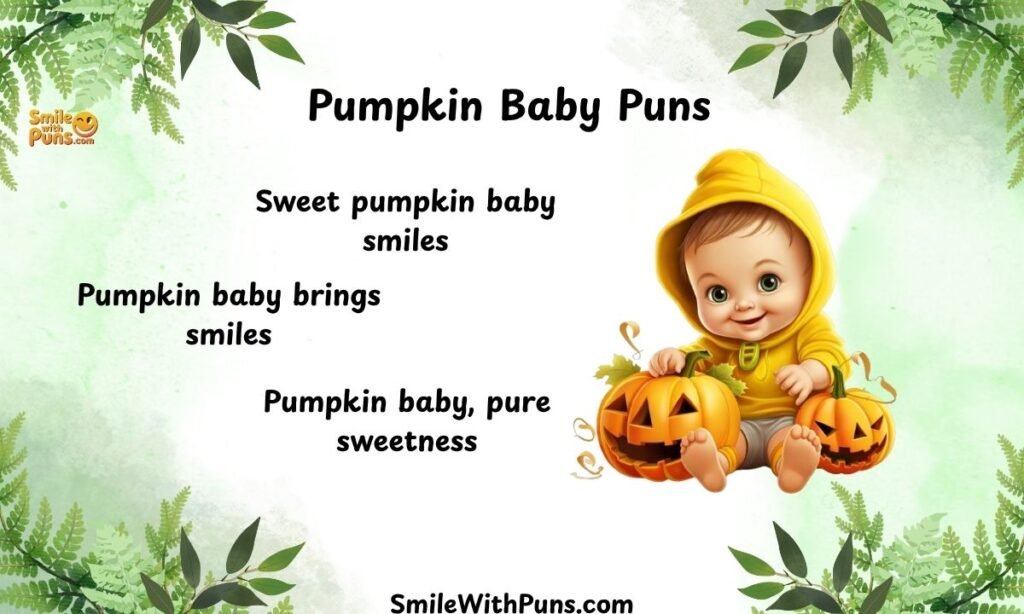 Pumpkin Baby Puns