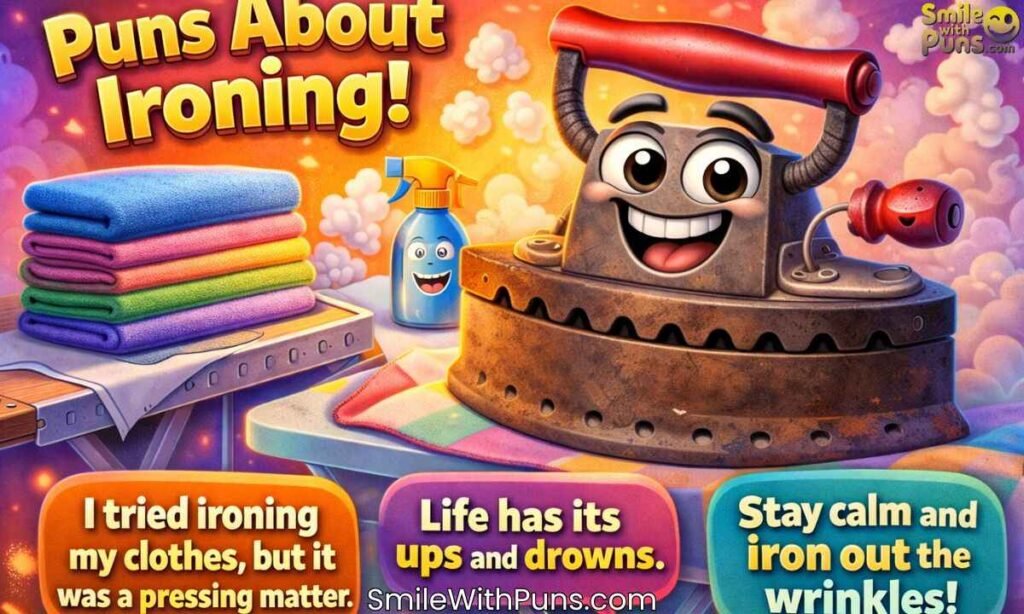 Puns about Ironing