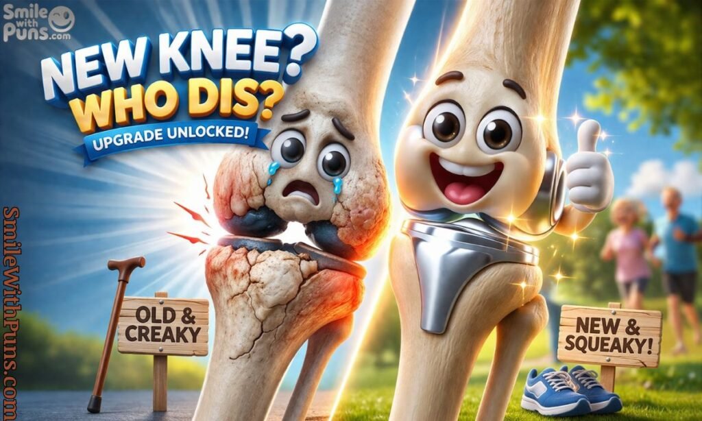knee replacement puns