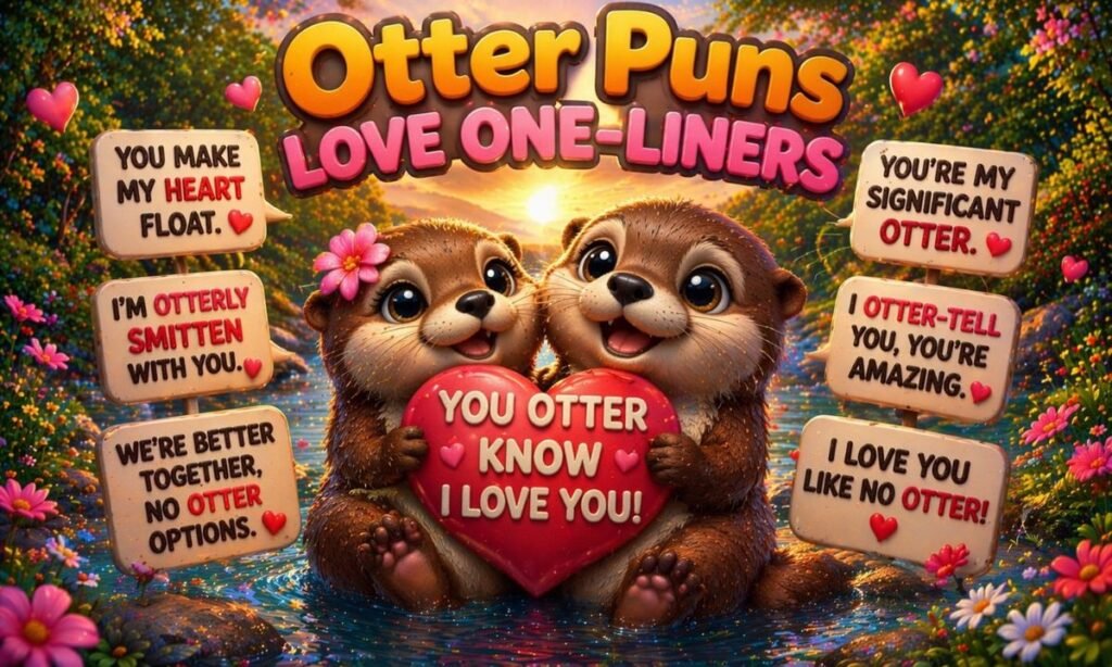 otter puns love one liners