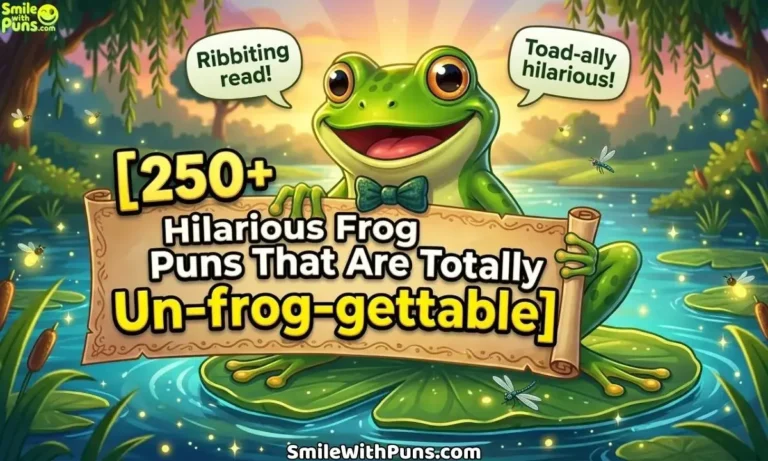 250+ Hilarious Frog Puns That Are Totally Un-frog-gettable
