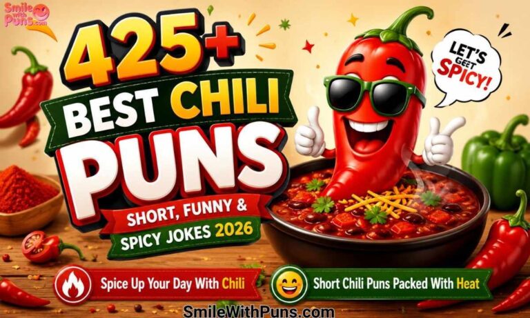 425+ Best Chili Puns Short, Funny & Spicy Jokes 2026
