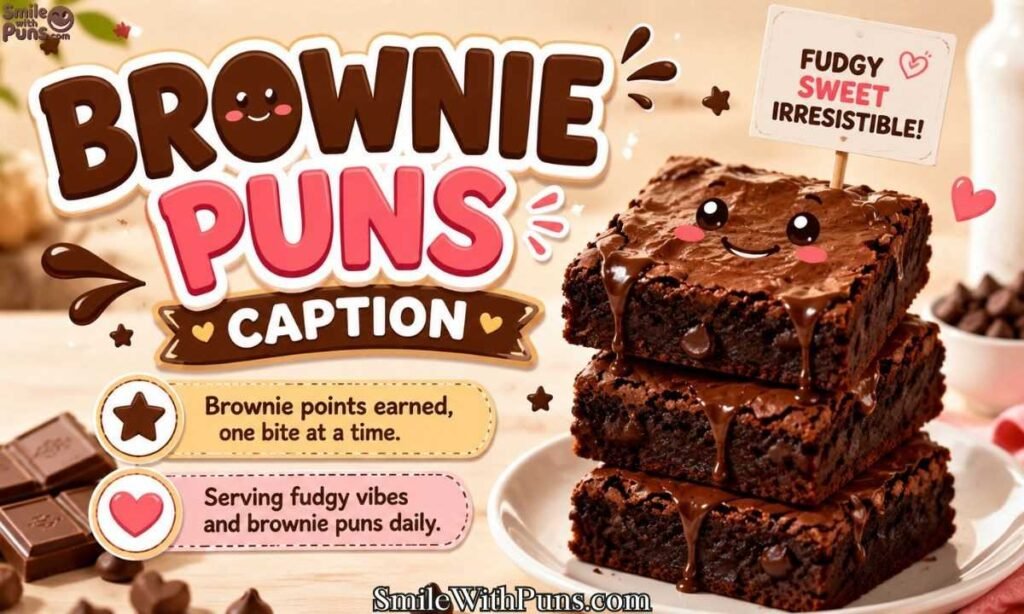 Brownie Puns caption