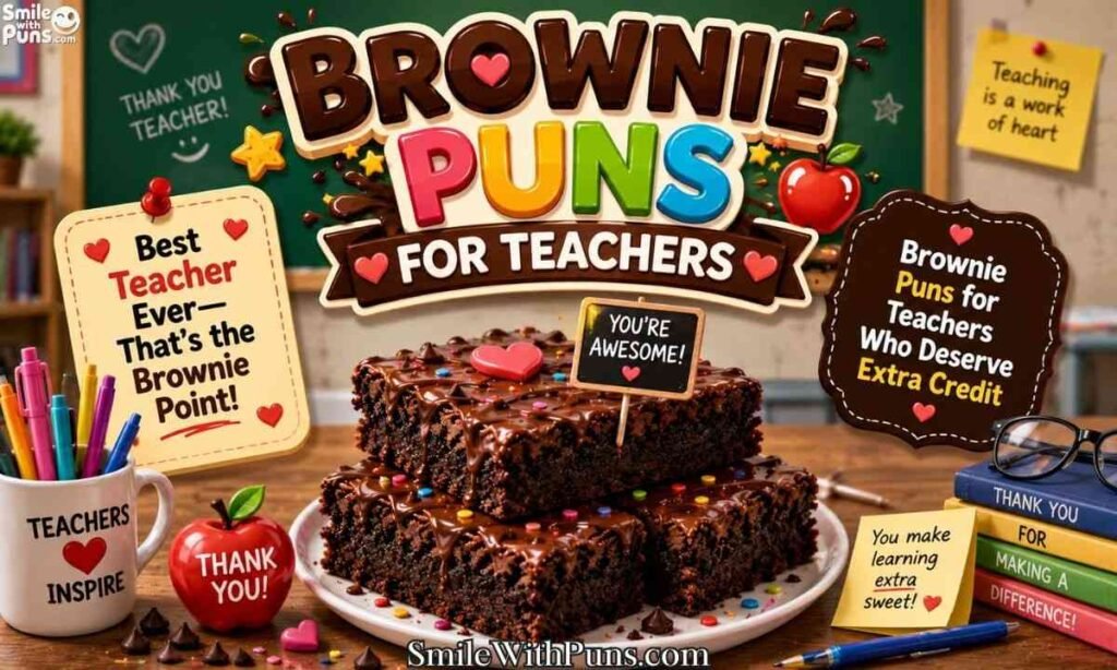 Brownie Puns for teachers