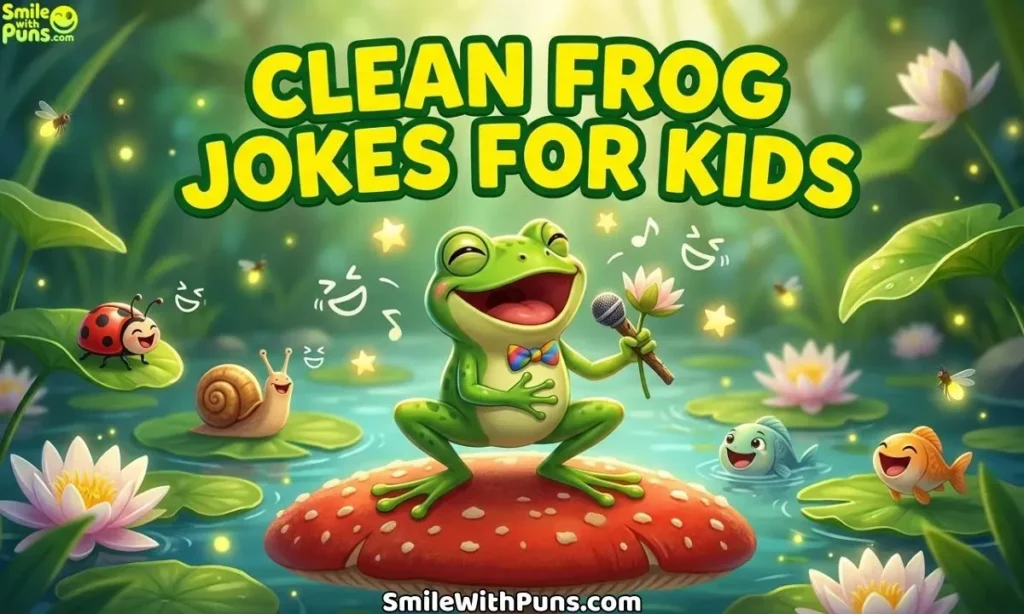 Clean Frog Jokes for Kids