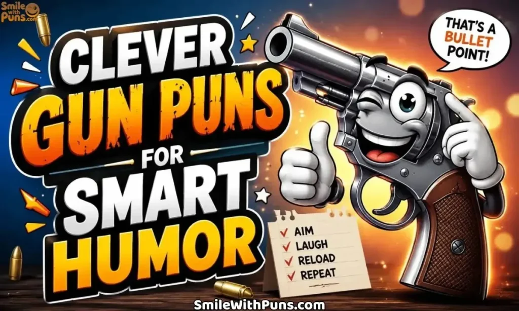 Clever Gun Puns for Smart Humor