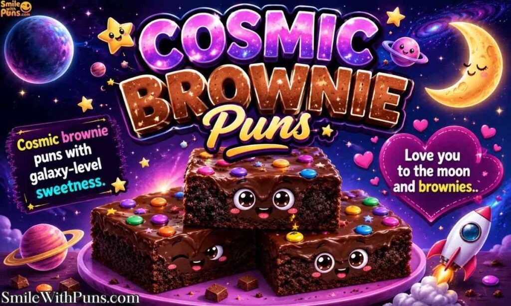 Cosmic brownie puns​
