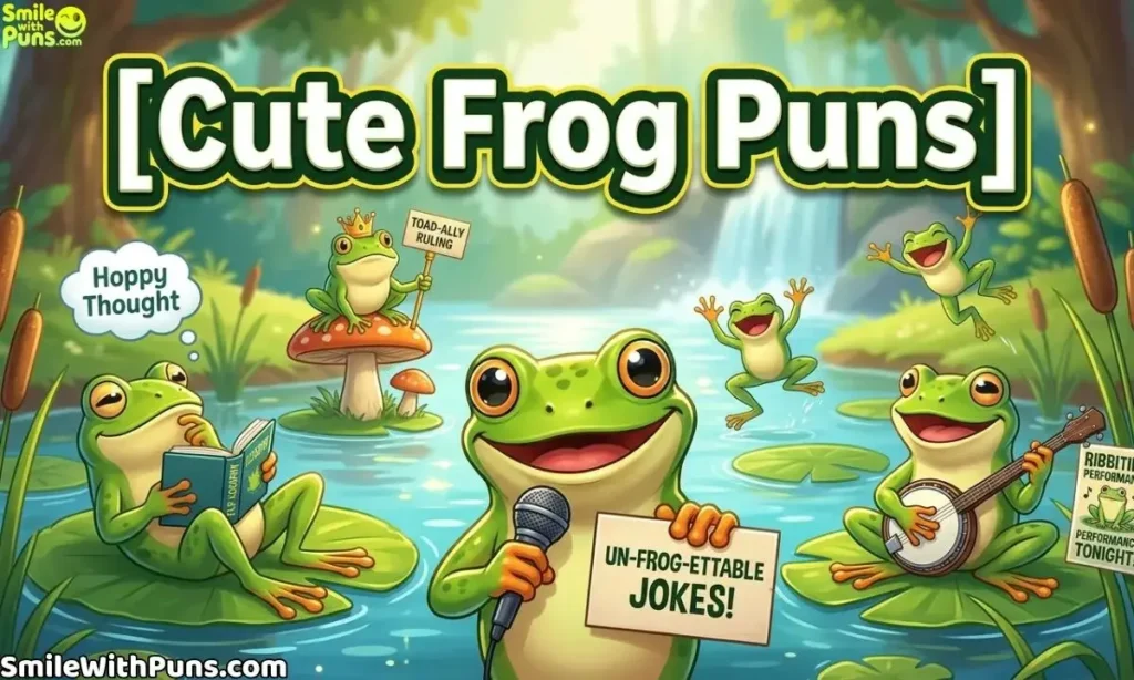 Cute Frog Puns
