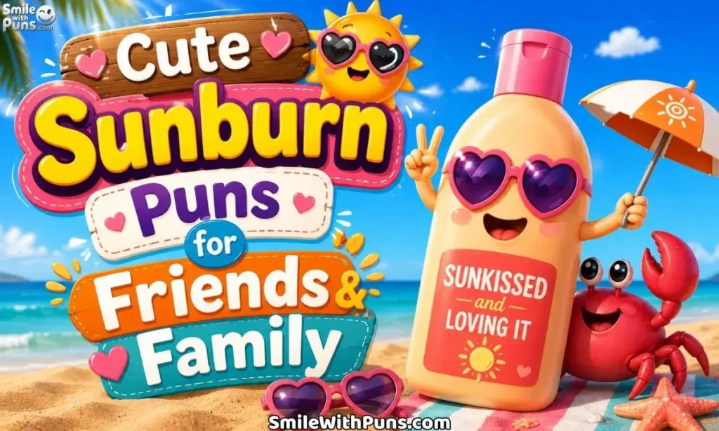 Cute Sunburn Puns for Friends and Family
