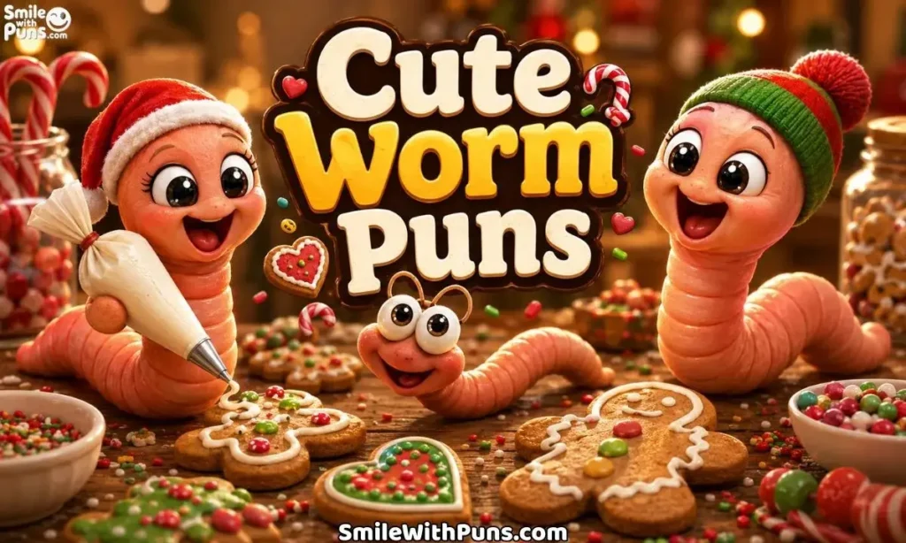 Cute Worm Puns
