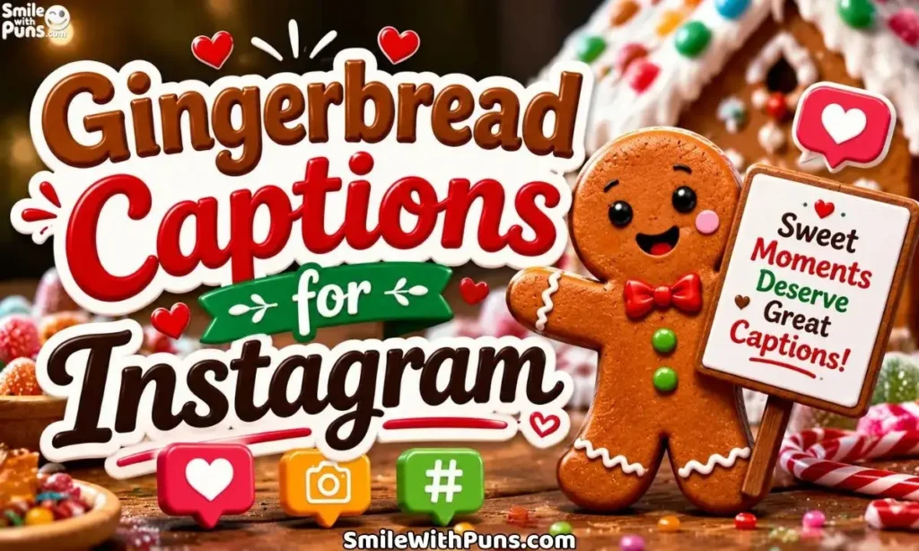 Gingerbread Captions for Instagram