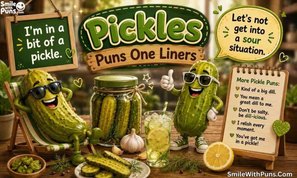 Pickles Puns one liners