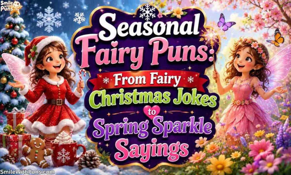 Seasonal Fairy Puns From Fairy Christmas Jokes to Spring Sparkle Sayings