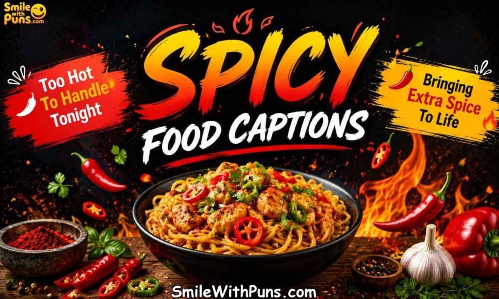 Spicy Food Captions
