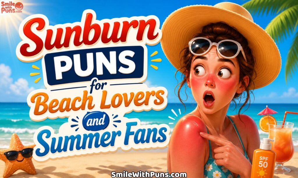 Sunburn Puns for Beach Lovers and Summer Fans