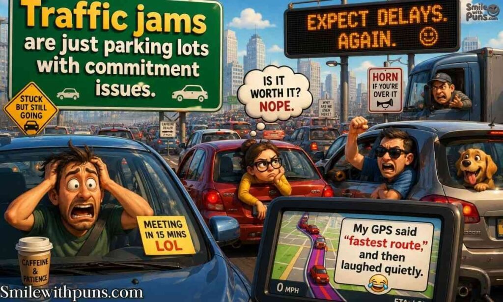 Traffic Jam Puns