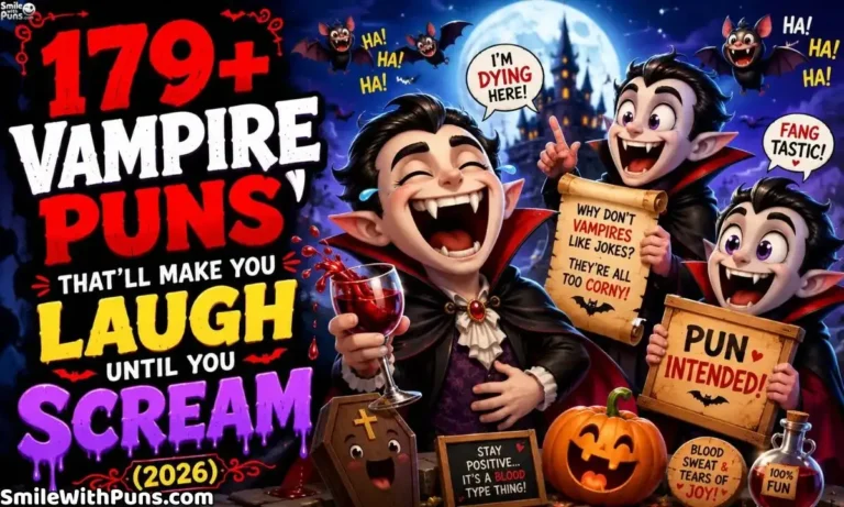 179+ Vampire Puns That’ll Make You Scream-Laugh (2026)