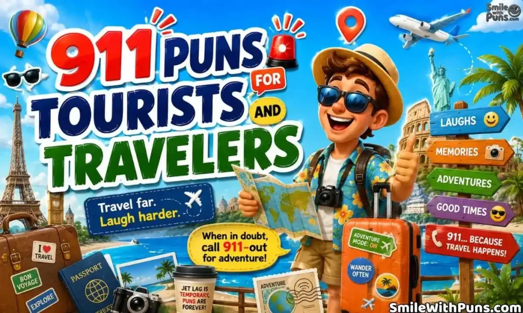 911 Puns for Tourists and Travelers