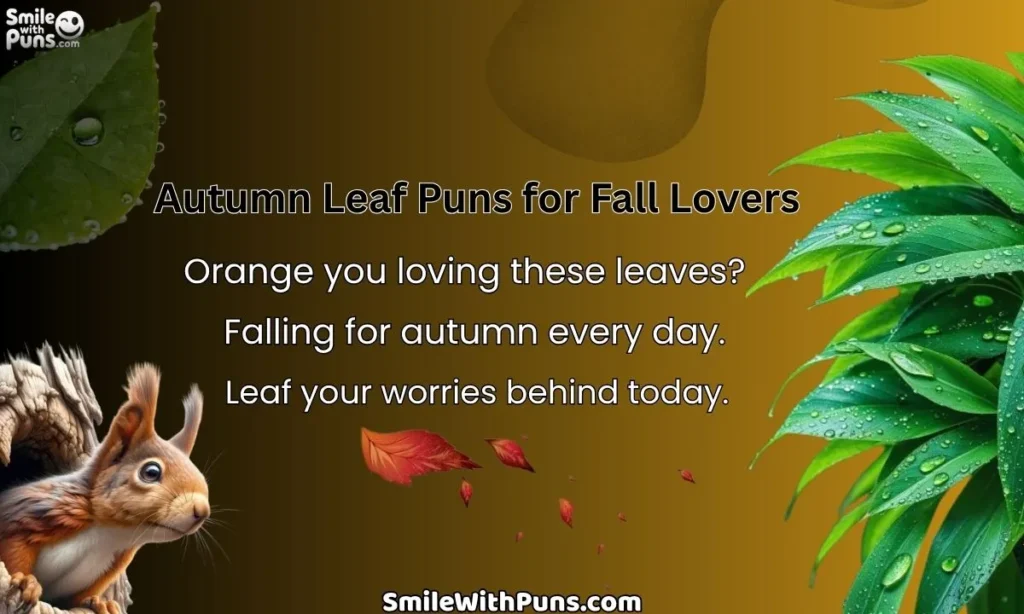 Autumn Leaf Puns for Fall Lovers
