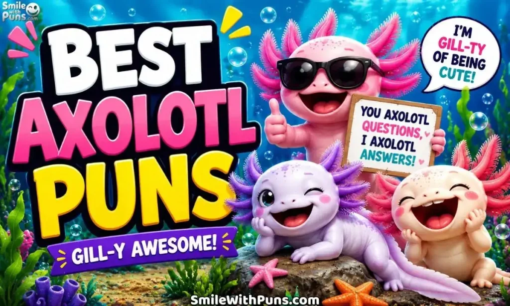 Best Axolotl Puns