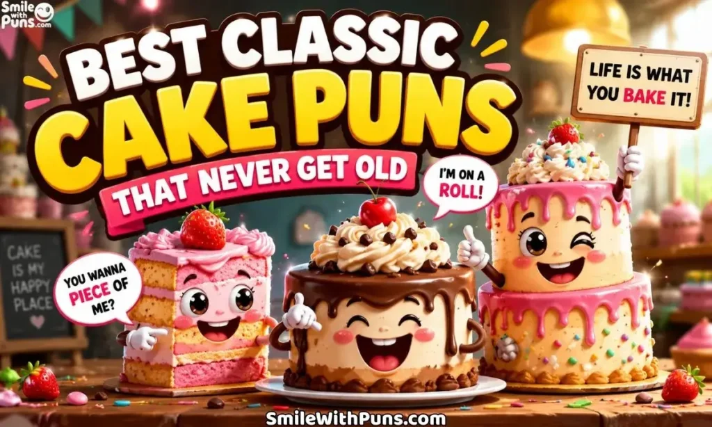 Best Classic Cake Puns That Never Get Old