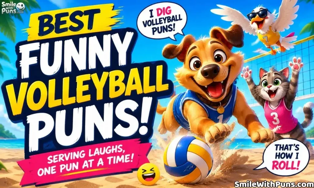Best Funny Volleyball Puns