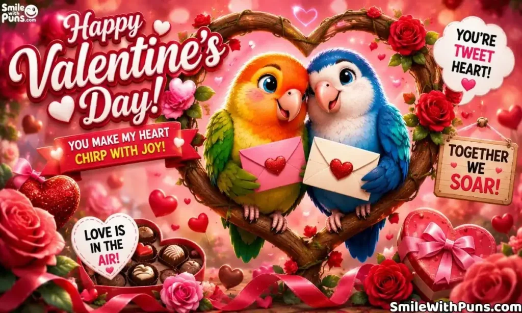 Bird Puns for Valentine’s Day and Love