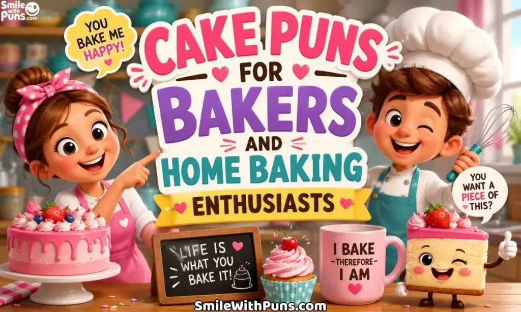 Cake Puns for Bakers and Home Baking Enthusiasts