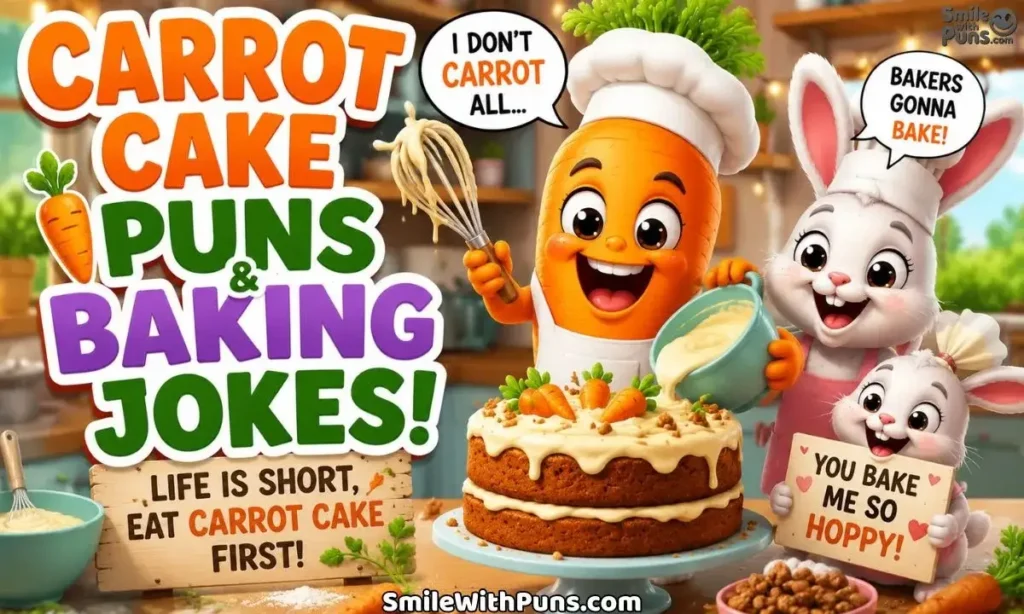 Carrot Cake Puns and Baking Jokes