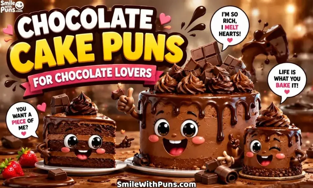 Chocolate Cake Puns for Chocolate Lovers