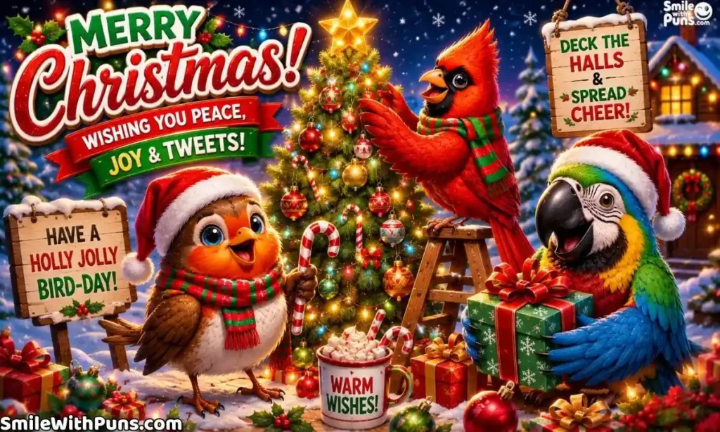 Christmas and Holiday Bird Puns