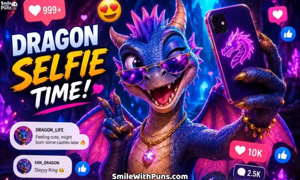 Clever Dragon Puns for Instagram
