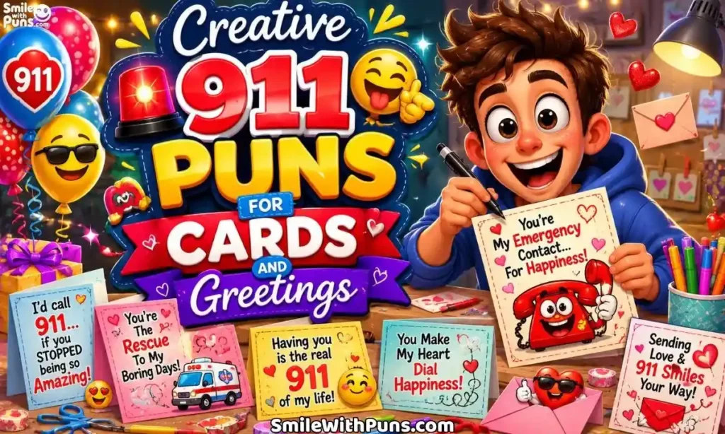Creative 911 Puns for Cards and Greetings