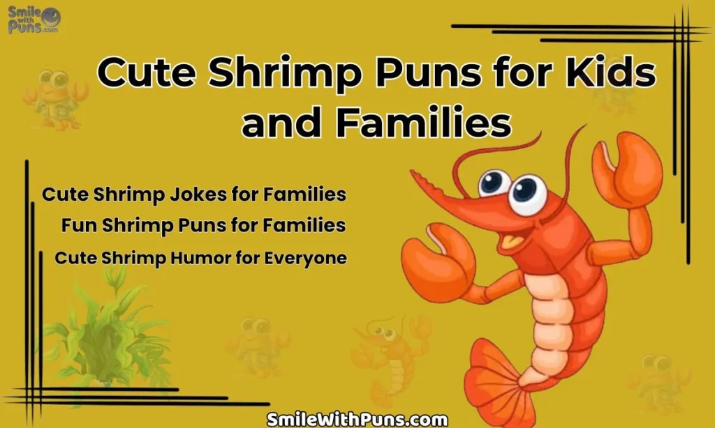 Cute Shrimp Puns for Kids and Families