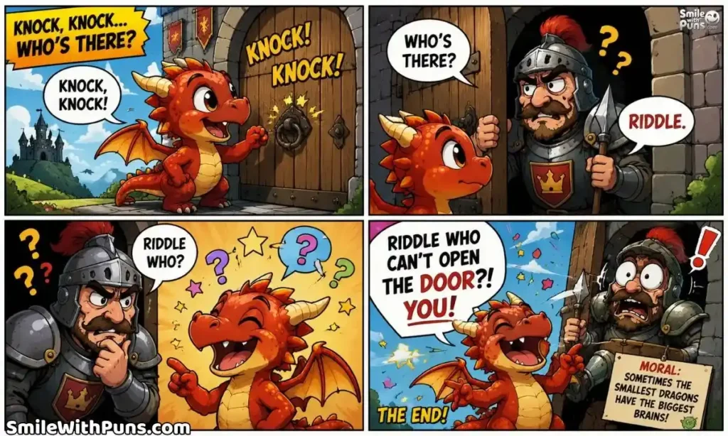 Dragon Knock-Knock Jokes and Punny Riddles