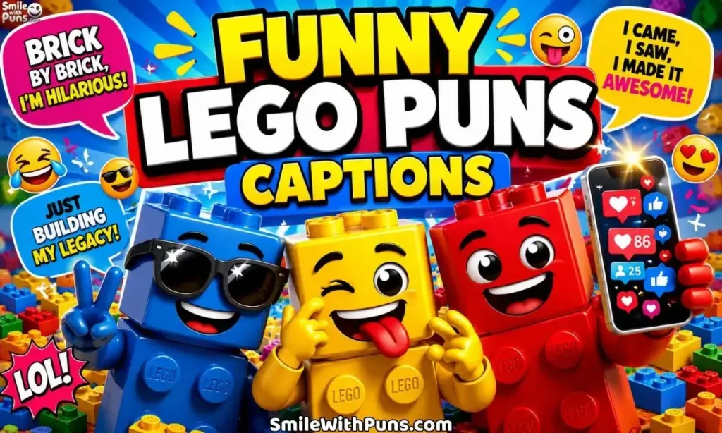 Funny Lego Puns Captions